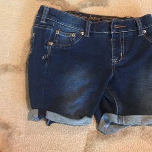Justice. Size 12 blue jean shorts